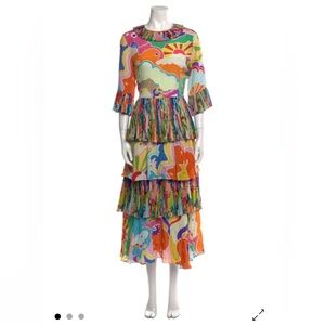 Celia B Midi Multi-Color Dress